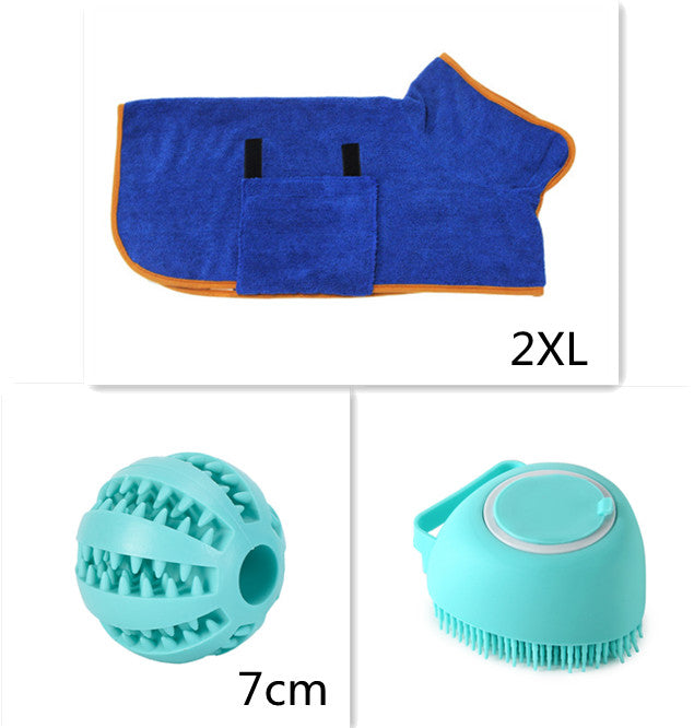 Silicone Pet Bath Massage Gloves Brush