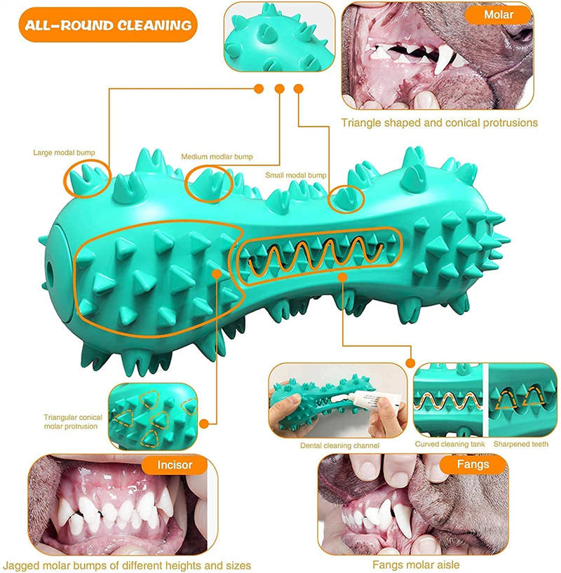 Pet Dog Cleaning Chew Toys For Aggressive Dogs