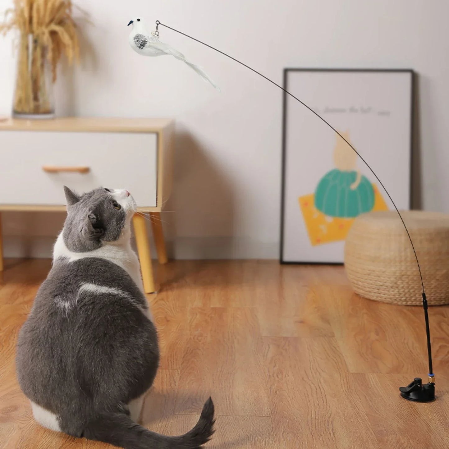 Interactive Bird Simulation Cat Toy Set | Shop Kays