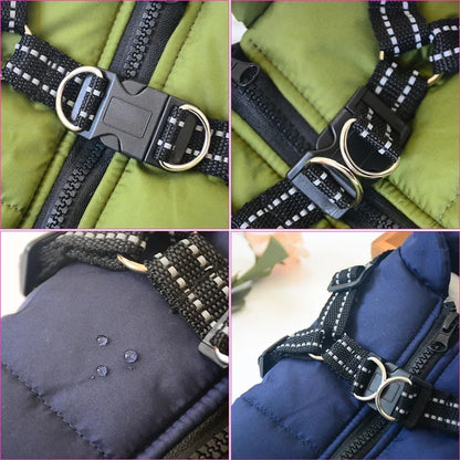 Dog Waterproof Winter Jacket with Harness | Shop Kays