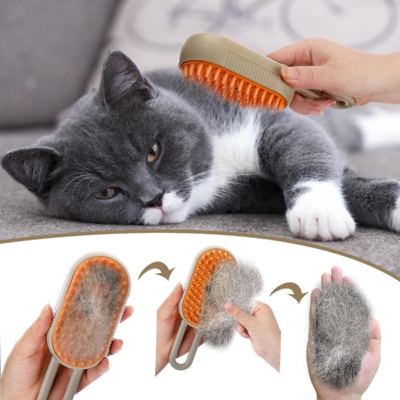 3-in-1 Pet Steamy Massage Spa Brush | Shop Kays